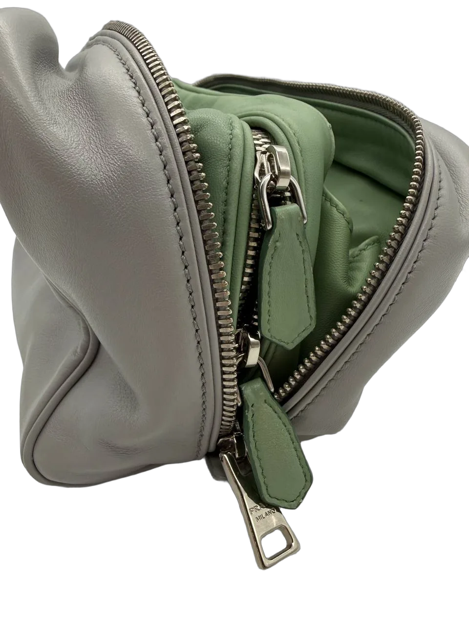 Miu Miu Bow Bag Grigio Small — foto 3