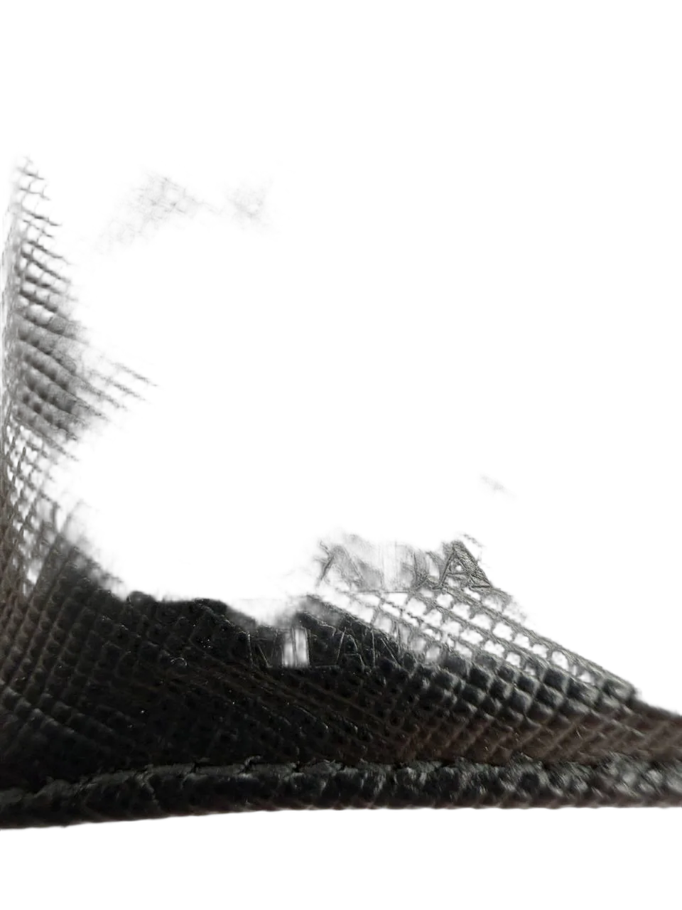 Prada Portafoglio in Saffiano Nero Micro — foto 4