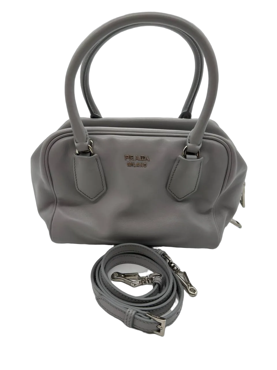 Miu Miu Bow Bag Grigio Small