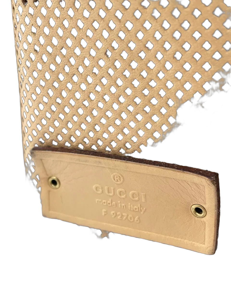 Gucci Borsa in pelle traforata — foto 8